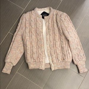 Rare find! Vintage UZZI rainbow/pink sweater